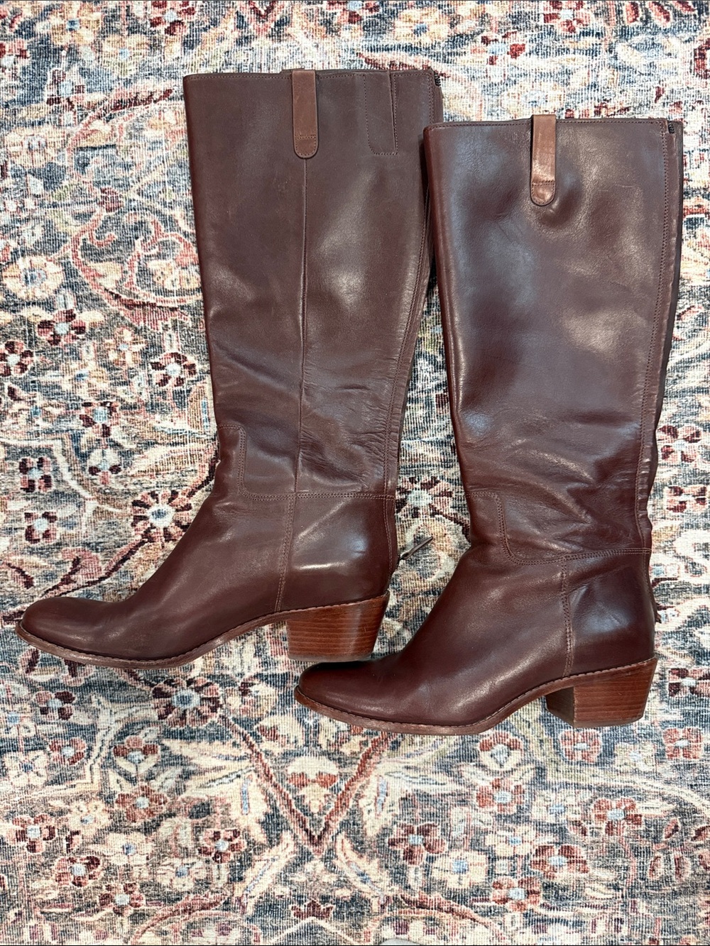 Cole Haan Tall Leather Riding Boots - Brown